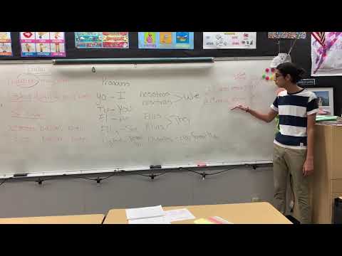 Pronouns with lessons with Lujan