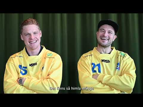 Bandysnack med Christoffer Edlund & Erik Pettersson #arc #bandy #bandyutrustning #bandyklubba #kosa