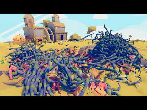 Ninja Snakes eat Farmer Faction - TABS MODS Unit Possession Update