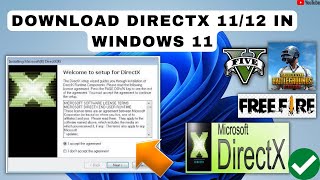 Download DirectX 12/11 latest version for windows 11
