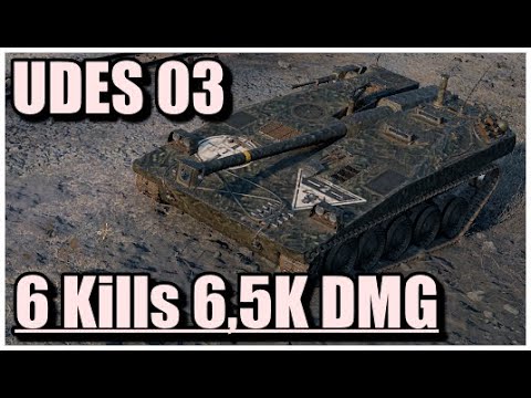 World of Tanks UDES 03 - 6 Kills 6,5K Damage Studzianki