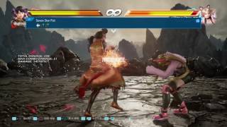 철권7 샤오유 콤보 공략, 커맨드, 기술표, 플레이 영상, TEKKEN 7 Xiaoyu Combo #02