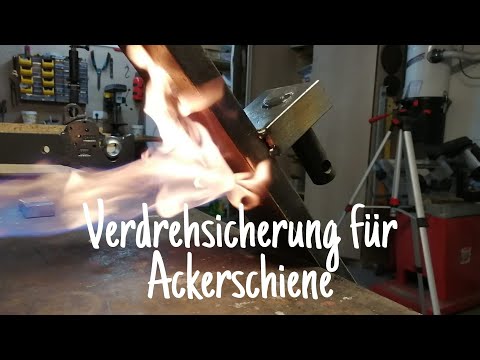 Twist-proof drawbar despite catch hook | Preheat then weld