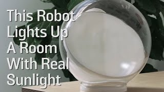 This Robot Lights Up A Room With Real Sunlight