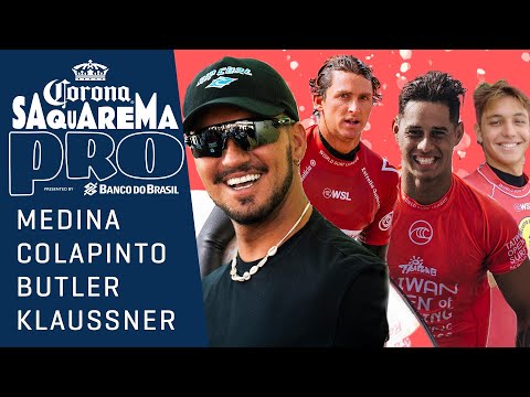 Gabriel Medina, C. Colapinto, T. Butler, G Klaussner | Corona Saquarema Pro Round of 96 Heat Replay