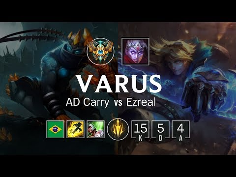 Varus ADC vs Ezreal - BR Master Patch 8.24
