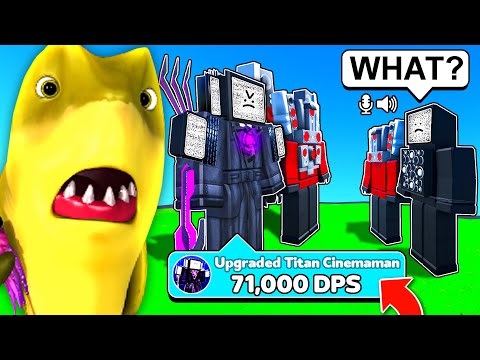 Old Units Meet Their Upgraded Version in Toilet Tower Defense!