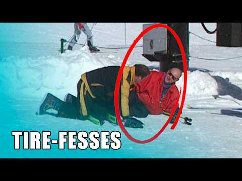 François Damiens ENGUEULE ces skieurs aux tire-fesses !