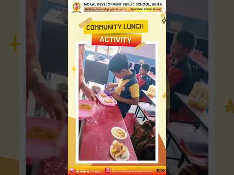 Community Lunch at MDPS Bihta | Lunch Together, Bonds Forever | Best CBSE School in Bihta