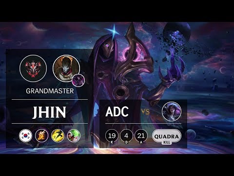 Jhin ADC vs Kai'Sa - KR Grandmaster Patch 9.21