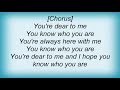 Amel Larrieux - Dear To Me Lyrics