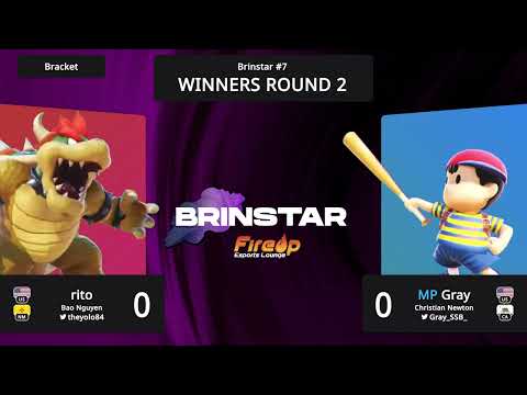 rito (Bowser) vs Gray (Ness) - Brinstar #7 Winners Round 2