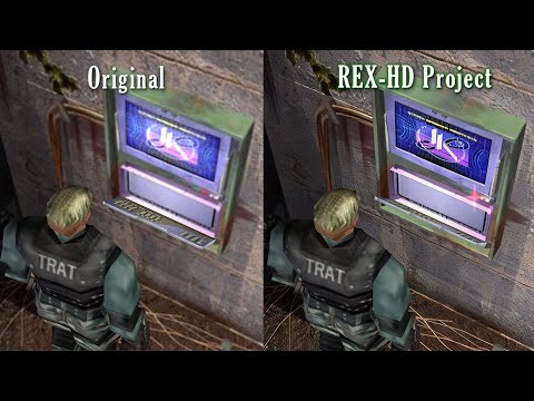 Dino Crisis 2 Rex-HD Project Gameplay Comparison