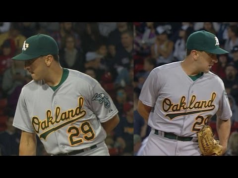 El lanzador ambidiestro Venditte hace su debut en la MLB
