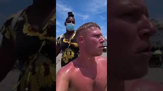 Ecuadorian Woman releases my tension on the beach 🇪🇨