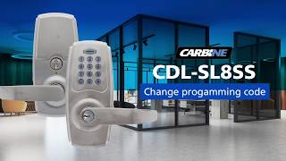 Carbine CDL-SL8SS Change Programming Code