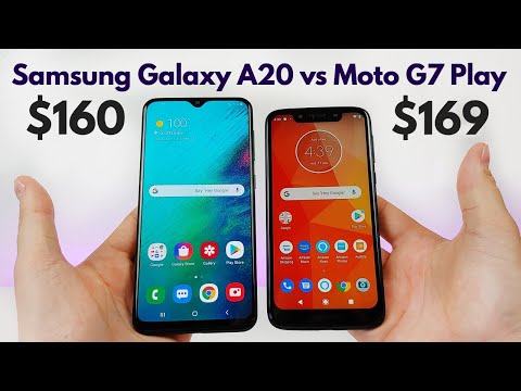 Samsung Galaxy A20 vs Moto G7 Play - Two Great Budget Phones Under $200!