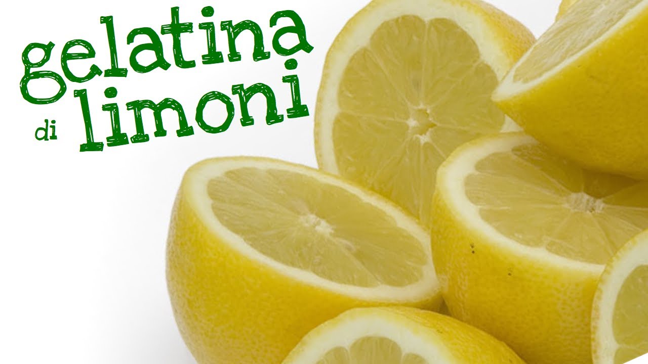 GELATINA DI LIMONI FATTA IN CASA DA BENEDETTA