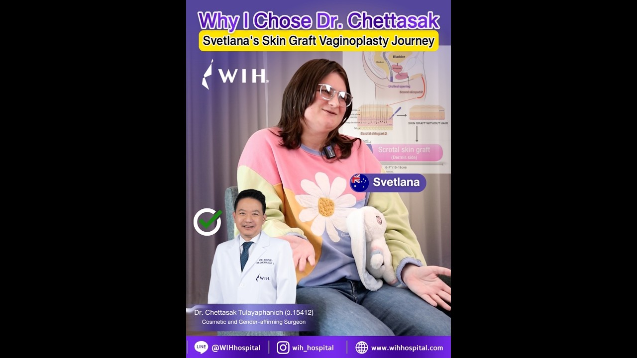 Skin Graft Vaginoplasty Experience Svetlana, Australia, Dr. Chettasak at WIH International Hospital