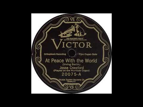 Victor 20075 A - At Peace With The World - Jesse Crawford