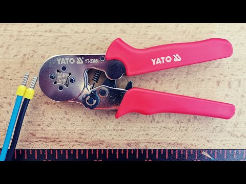 Клещи обжимные YATO (YT-2305) для наконечников, 175 мм Клещи обжимные YATO (YT-2305) для наконечников, 175 мм