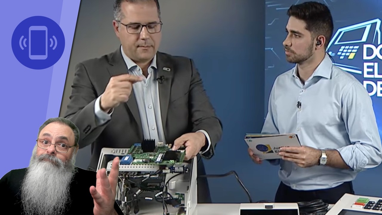 TSE ABRE a URNA ELETRÔNICA e MOSTRA COMPONENTES de SEGURANÇA no HARDWARE