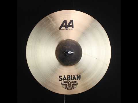 Used Sabian 16" AA Raw Bell Crash - 990g (video demo) image 3