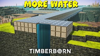 Tapping into a NEW WATER SOURCE in Timberborn | Bad Crater Episode 39