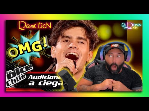 REACTION - Nicolás Ruiz Such a night Blind Auditions - The Voice Chile #chileanartists