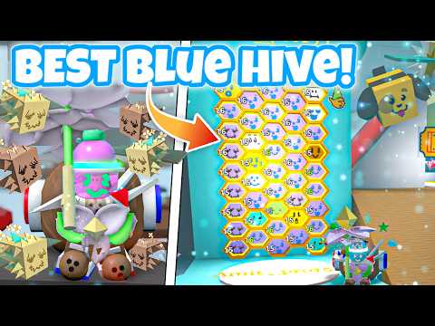 Transforming My Fuzzy Alt into OP Blue Hive in Bee swarm Simulator!