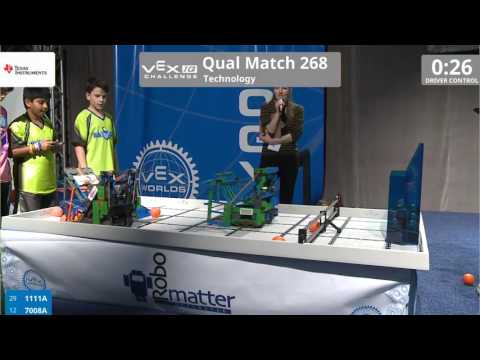 VEX Worlds 2016 - VEXIQ Elementary School - Technology - Qual 268 (1111A 7008A) 146