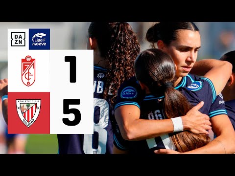 Granada CF vs Athletic Club (1-5) | Resumen y goles | Highlights Liga F