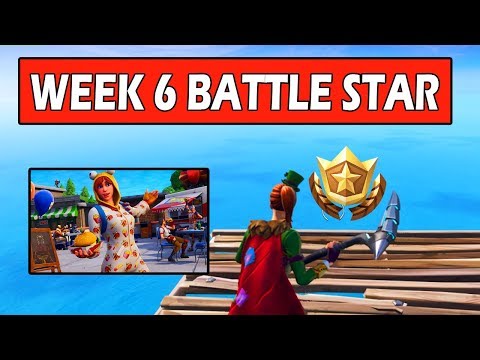 SECRET WEEK 6 BATTLE STAR LOCATION! SECRET BANNER LOCATION WEEK 6 FORTNITE (FREE TIER)