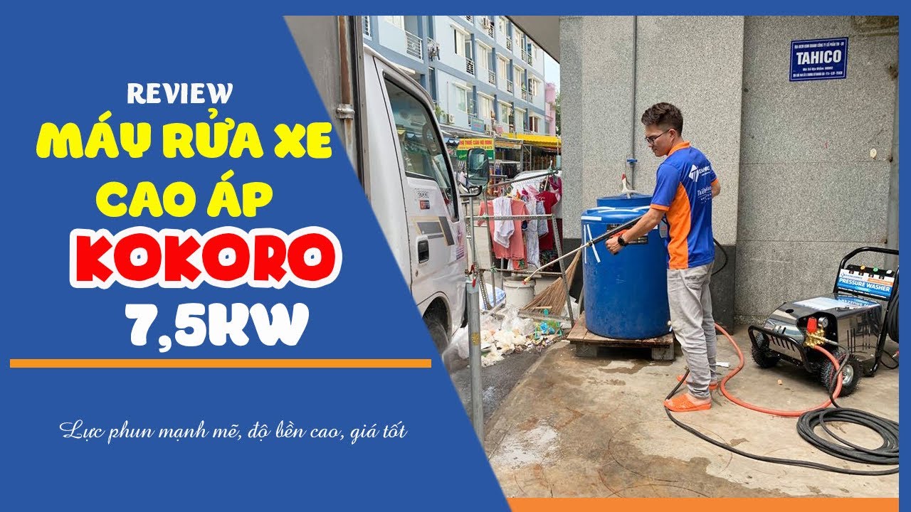 Máy rửa xe cao áp 7,5kw Kokoro T3600M 30
