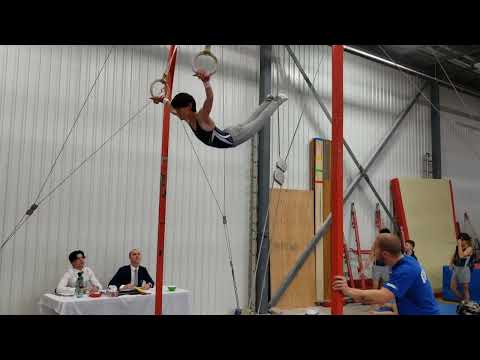 Eric Kremer MAG 1st Ontario Cup Rings Level 1 Dec 2022 3rd Place