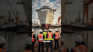 how cruise ships are launched in sea#cruisesecrets