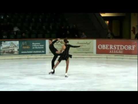 Kathrin Häuser & Sevan Lerche - Jun. Eistanzen - Kür  - Deutsche Jun.-Meisterschaften 2012 -
