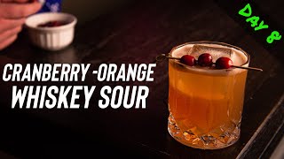 Cranberry Orange Whiskey Sour | A Seasonal Twist on a Classic Cocktail