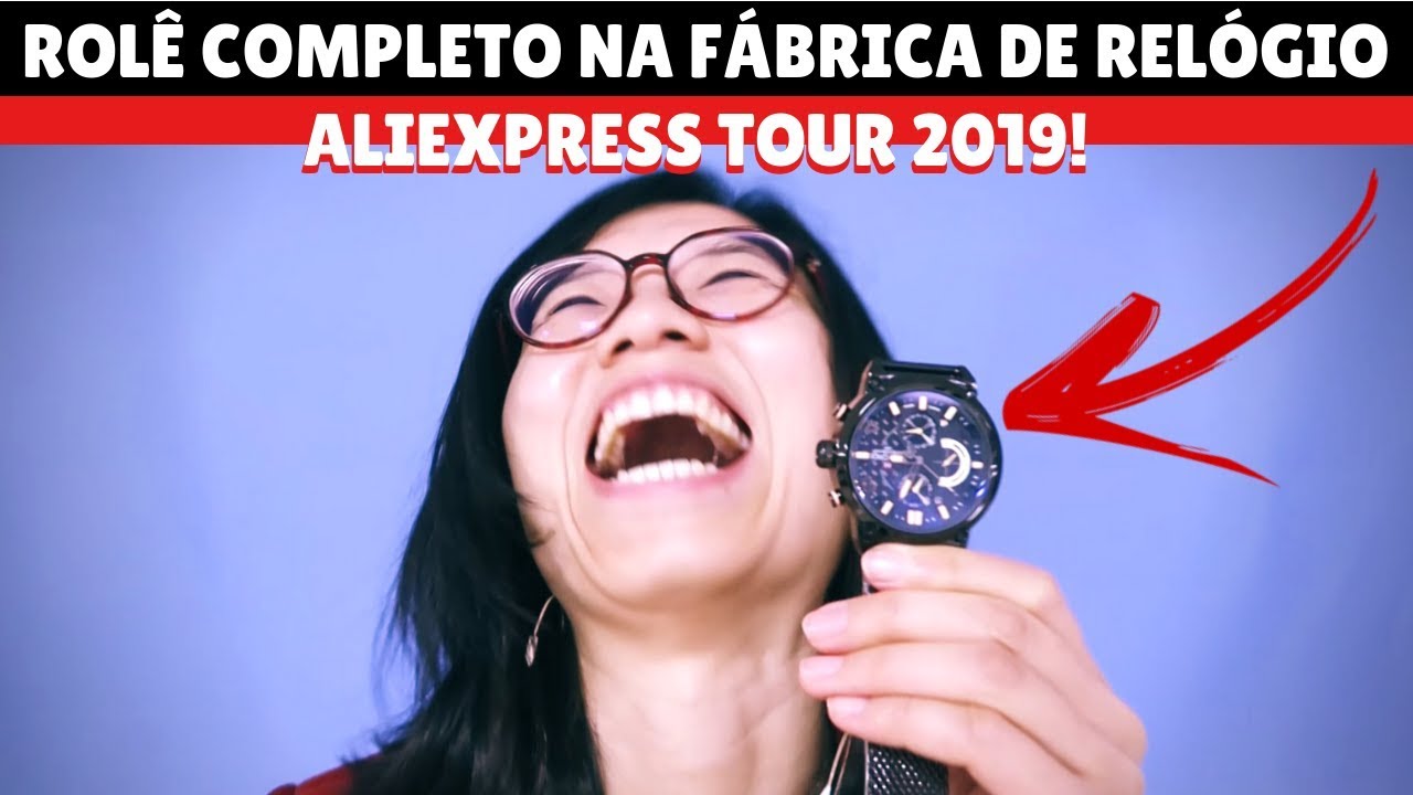 🔴 Entrei numa FÁBRICA DE RELÓGIOS na CHINA | Pula Muralha ft AliExpress
