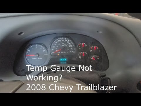 Trailblazer / Envoy temp gauge not working? Here's why. And Chevy 4.2L thermostat replacement tips.