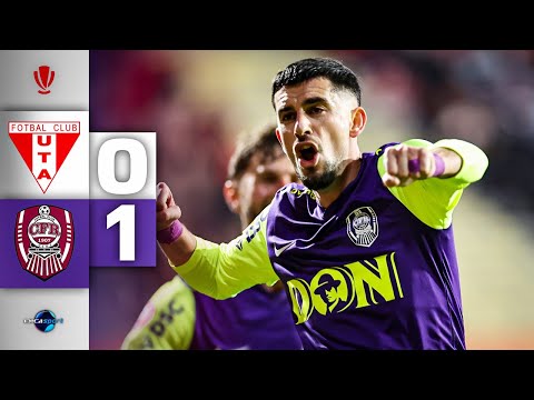 UTA - CFR 0-1. Clujenii au obținut a șasea victorie la rând și s-au apropiat la un punct de play-off