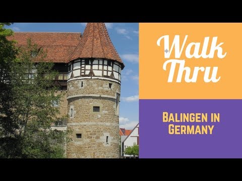 Walking through: Balingen in GERMANY