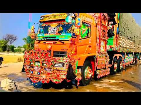 55 group  A R truck all pakistan beautiful truck video driver life