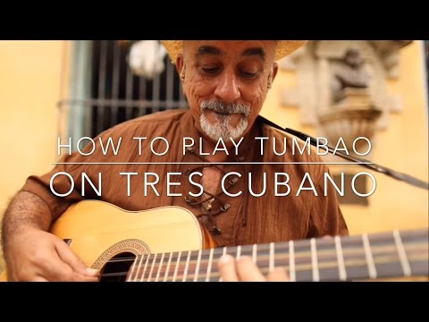 How To Play Tumbao in A minor on Tres Cubano as played by Pancho Amat | GBE Tuning | Cuban Tres