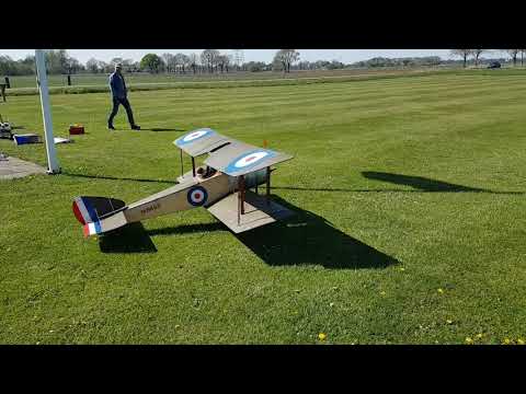 Starting my BALSA USA 1/3 scale Sopwith Pup and bom drop