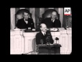 CLEMENT ATTLEE ADDRESSES CONGRESS SOUND