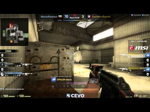 Epsilon eSports vs Mortal Kombat Game 2 (CEVO-M CS:GO Season 7) - Helium & Metuz