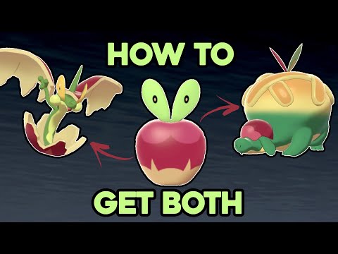 HOW TO GET APPLIN IN POKEMON SWORD AND SHIELD! HOW TO EVOLVE APPLIN! FLAPPLE AND APPLETUN!