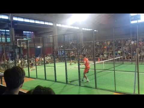 Agustín Tapia - Lucho Soliverez VS Juan Tello - Fede Chingotto    Exhibición en Chacabuco (12-01-19)