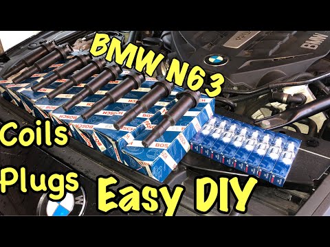 BMW 550i F10 Spark Plugs and Ignition Coils DIY N63